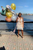 I wore this dress for my bridal shower and it was perfect! I like that I was able to wear it without a bra and the girls still looked great. This is the perfect dress and I will be wearing it again. - Jerica