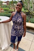 I order this dress to attend a friends wedding in Florida, late November and it was perfect. It fit great in the bottom area however it was a little loose on the top, I have a short torso so I will be getting it tailored for the next I wear it. - Jerica