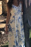 I ordered this dress for prom and I got so many compliments! It was pretty loose around the waist, but I just tied the strings from the sleeves across my waist to tighten it. Other than that I loved it! I also loved how it came with a matching head scarf! - Reeve S.