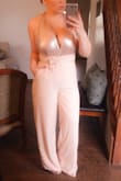 This suit is very sexy. But I wasn't impressed with the fabric at the bottom and it runs very long. - Daniela Z.