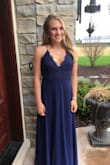 We bought this for my daughter's prom dress and she loved it. She is 5'7" and even with her heels we still needed a hem but it was very comfortable all night for dancing and she got lots of compliments. The lace is so pretty and the skirt is flowy when she walks.  We ordered a medium and there was a little extra room. No bra needed, just adjust the straps for the coverage you want. - Danielle A.