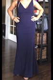 I'm petite & short. I also have a short torso, so when ordering this dress I knew it would need hemmed and altered. Expect that it you're short!! Beautiful dress but I think it's missing something such as a slit. - Amy F.
