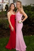 I wore this dress for my prom. I got the light pink in a size medium. It was loose around the waist, so I had to get it taken in, but besides that it overall fit well. - Jill L.
