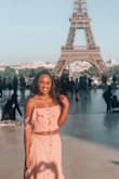 I am absolutely in love with this two piece outfit! I bought it for my trip to Paris so that I could take cute photos in front of the Eiffel Tower, and it all worked out so well! It fits perfectly. - Chrystale D.