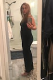 I can't believe how well this fits!! If you're short, petite & have short torso you MUST buy this! I have to have everything hemmed or altered in some way. Even petite clothing fits me oddly sometimes. - Amy F.