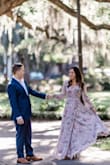 I stalked this dress for weeks before finally purchasing. It is absolutely gorgeous! I wore it for engagement pictures and our photographer could not get over it! She loved it, I loved it, my fiance loved it, and Facebook loved it! The top was a little loose in the chest, and I had to get about 4 inches taken off the bottom, but it made me feel so beautiful and feminine. I wanna wear this dress everyday now! - Natalie C.