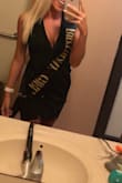 I had it taken in because I like skin tight and have a small booty, but once it was taken in it was perfect. I also wore a padded bra. - Sarah S.