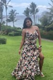 This maxi is perfect for my height. I didn't have to wear a bra. It's very breezy and easy to wear. Highly recommend! - Olivia C.