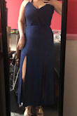 Dress was more casual than I had originally thought. It was very cute, but didn't work for the wedding I had in mind. I would have kept the dress, but it was too large in the chest to even consider. Even if I tried a safety pin, there was such an excess of fabric and mishap would be bound to happen! - Kelsey M.