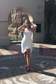 Loved it and it looked amazing! I got lots of compliments! It was a little loose in the top, but that's more of a me problem! Good material and great length. - Samantha H.