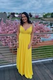 Dress fit super well, other than the fact that it was a little long so I should have got it hemmed. Loved it otherwise! - Cristina C.
