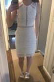 I really love this dress. It's great for graduation! It is a little bit longer than I thought it was going to be, but still not too long. - Mary K.