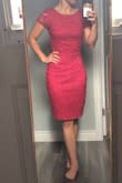 I bought this dress for my convocation (Canada), and it is exactly what I expected! Very happy with the color! Due to my size I did have to get the dress altered as it came down to the middle of my shin and it was way too big around the body. Like most of my clothes, having it altered did not sway my opinion of the dress. 
After the alterations were completed, the dress was exactly how I envisioned it! The only difference is the seamstress was unable to leave open lace at the bottom so she made it the same length as the slip underneath- which I am totally ok with! - AMY M.