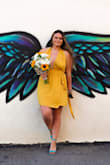 Loved the dress! Tricky to put on. It took me awhile to figure it out, but I wore it to my senior prom and it was perfect! - Julia S.