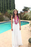 This dress was exactly what I wanted for my bridal shower! In love with it!! It fit perfectly on every part of my body. It was a little long and I could have had it altered, but I didn't have the time! I give it a 5 plus in stars. - Larissa G.