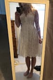 I bought this dress for my bachelorette party and rehearsal dinner. It fits great! The material is snug around the top and comfortable below the waist. I can't wait to wear it for my two events! - Tatiana M.