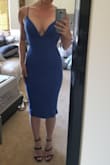The material is very nice and it fits perfectly. Definitely recommend this dress. I've ordered many dresses from lulus and they never disappoint - CHANDRA H.