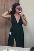 Waist is a little tight but once zipped feels great (size large is way too big though), chest fits great, length is perfect. Color is so much prettier than in the online picture! - Lisa S.