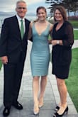 This dress is gorgeous! I ordered a small and it fit like a glove. There's a nice structure to the top of the dress so it sits really nicely, especially if you have a smaller chest.The material is thick and stretchy, making it really comfortable. Great for a wedding or date night! I'm tempted to buy it in another color! - Chelsea L.