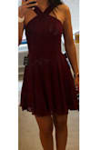 I bought this for a cocktail and love it. The color is nice and it fits perfectly. - Claudia R.