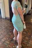 This is the perfect little wedding guest dress. I love the open back.  I bought this when it was on sale a few years ago and FINALLY found a reason to wear it. I wore it to a wedding in FL and it was perfect!! Paired perfectly with the Lulus Elsi Bone Single Strap Heels. - Jennifer S.