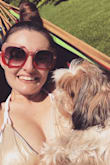 These are a staple for me this summer. Love the pink color, adds a nice pop of color to whatever I wear. Square frames are perfectly oversized. Really great quality for the price. - Erin F.