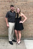 Was a perfect length, not too short but above the knee. I wore to my pinning ceremony! Fit perfect. Cannot wear a bra* but still felt secure. The fabric is thicker too, quality is great! - Kedrin E.