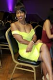 The material was nice and thick and has a really nice lining in it!  Very comfortable!  I got a ton of compliments:-) - Chauntay G.