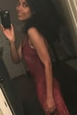 It's a charming little dress. It has a soft slinky feel. I'll definitely be wearing seamless underwear with this one. I'll probably belt the waist as it's loose there while I'm moving around. Otherwise, fun and inexpensive little dress for summer. - Michaela W.