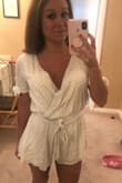 I wore this romper out in Las Vegas for my bachelorette party, it was beautiful! It fit perfectly. I would definitely recommend! - Kathleen R.