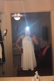Great quality, stunning design, but hard to find a bra that can meet the halter design and the open back. Other than that, which is a minimal issue, perfect casual dress! - Elaine D.