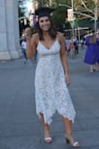 Purchased this dress for my graduation and it was perfect- dress hit my mid-calf so I had to wear heels with it which wasn't an issue. It is more fitted up top but the adjustable straps help. I got a ton of compliments and will totally be able to re-use it for another occasion. - Steph K.