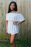 Bought this Romper for my daughter's promotion ceremony! It was absolutely perfect! - Melanie H.