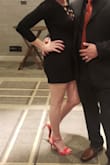 If you're tall and you plan on dancing, skip this one! Super sexy but rides up a lot. Got lots of compliments. - Shelby S.