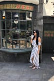 I love two piece outfits! This skirt is so lightweight and flows so beautifully. I really like the top paired with this skirt, but you could definitely wear these pieces separately. i wore this at universal and received many compliments. I got a S in the skirt and an XS for the crop top. - Tera S.