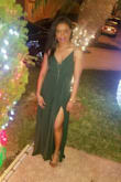 Christmas party showstopper. I had to adjust the straps, but overall I really love this jumpsuit. - Darline J.