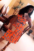 This vibrant dress was exactly what I was looking for to wear to my friends wedding. The fit is perfect and shows off your curves with class. Would highly recommend! - Brandy L.