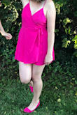 I bought this for a Barbie-themed party. Perfect! I wouldn't really wear it again but just because bright pink isn't really my thing! I would definitely it get another color. - Haley H.