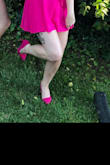 Classic, cute pink pumps! Easy to walk in. - Haley H.