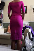 Fits like a glove, if you don't like the tight fit feel then go a size up. Hugs your curves or gives you some. - Eri D.