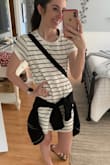 I ordered an XS but I wish it were a bit more fitted. The dress is super boxy on me and I've tried finding ways to style it, but it's been a struggle. - Leah K.