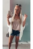 I am absolutely in love with this tank. I got it in black too and I'm so happy I did! Didn't even have to wear a bra! - Jeni H.