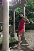 This dress fit like a glove. It's not too short. It's the perfect length for a wedding or graduation! Color is so vibrant too. Even though I'm petite I have a pretty large lower bottom and the dress highlighted my curves. - Averie B.