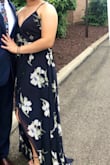 This dress is beautiful! It is very long, so it drags. Don't let that discourage you. You can tighten it around the waist. The bust area is very loose and will reveal the ladies so just use fabric tape. - Mercedes B.