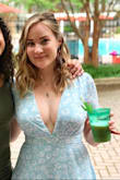I got this dress because it reminded me of the blue dress Ally wears in The Notebook! Its super cute, good quality fabric and fits almost true to size. The XS was too tight to even zip on me due to my bust, yet the bust on the small hung loosely and needed to be held down with double sided tape. The length is good, its short but not too short. Overall, I really love it. I just wish there wasn't such a drastic difference between the XS and Small - I have noticed this with other Lulus items as well. - Brittany H.