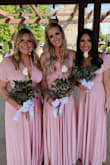 This dress worked for everyone in a 12 bridesmaid wedding, and we all wore it in different styles. I love that we could fix the straps however we wanted! So comfy too. - Madison R.