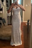 I initially messaged with a fit expert on Lulus.com who suggested I order M because I usually wear a size 6 dress. The dress fit but, was too long and loose enough that I felt that I would be pulling it up all night. Reordered a small and the length and fit is perfect. Can't wait to wear 5 star+++ - Jessica S.