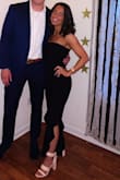 I ordered this for my spring formal and I got so many compliments! I had to get it hemmed and fitted because the small did not fit right. It also falls down a lot because its strapless, but okay for the night! - Noemi L.