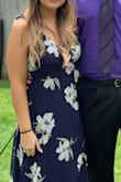 I ordered this last minute for my brothers wedding and I'm so glad I did. It fit really well since it's a wrap around and you can tighten and loosen to your comfort level. I got multiple complements and was comfortable throughout the whole day! - Kelli W.