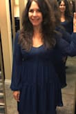 I love this dress. At 43 years old, I realize it's a little young for me, especially in the chest. If you don't have a perky young chest, it's cut a little low, so I just wear a little camisole underneath as shown. - Jennifer M.